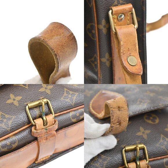LOUIS VUITTON Cartouchiere GM Shoulder Bag Monogram Leather Brown M51252 69KB251 - Picture 9 of 16
